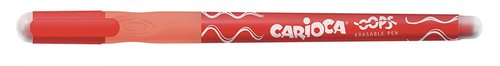 Carioca Bolígrafo Oops Monocolor Rojo Caja 12 UD
