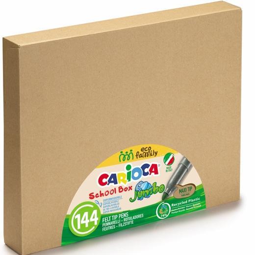 Carioca Rotuladores Jumbo Eco Colores Surtidos 144 Ud Carioca Rotuladores Jumbo Eco Colores Surtidos 144 Ud
