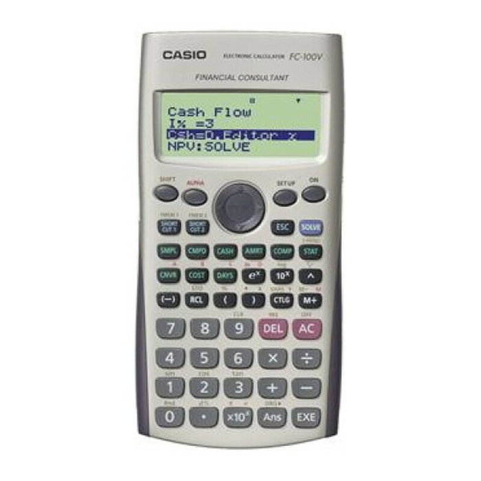 Calculadora Científica Casio FC-100V 13,7 x 8 x 16,1 Calculadora Científica Casio FC-100V 13,7 x 8 x 16,1