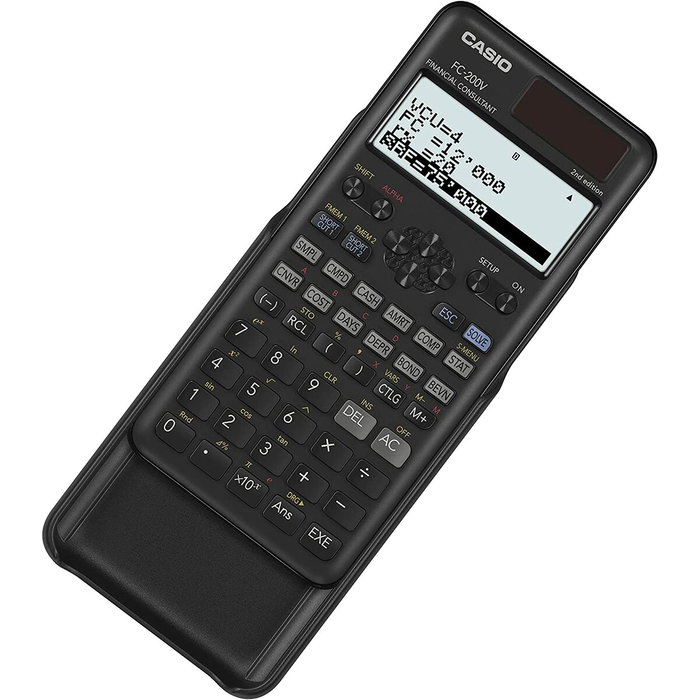 Casio FC-200V-2 Calculadora Financiera Negra Casio FC-200V-2 Calculadora Financiera Negra