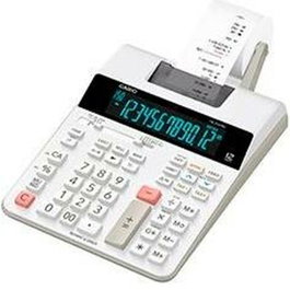 Casio FR-2650RC Calculadora con Impresora de 12 Dígitos, Blanco
