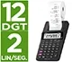 Casio Calculadora Impresora HR-8RCE Pantalla LC 12 Dígitos AC/DC Pilas Papel 58mm Negro Casio Calculadora Impresora HR-8RCE Pantalla LC 12 Dígitos AC/DC Pilas Papel 58mm Negro