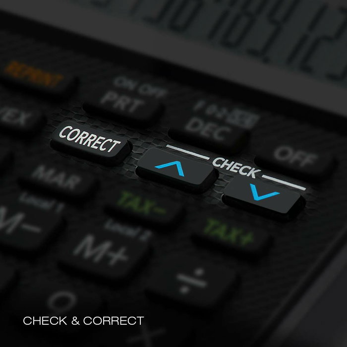 Casio HR-8RCE Calculadora Impresora de 12 Dígitos Negro Casio HR-8RCE Calculadora Impresora de 12 Dígitos Negro