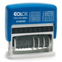 Colop Sello Printer S120/WD con Fecha y 12 Textos en Español Azul Bicolor