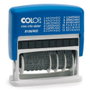 Colop Sello Printer S120/WD con Fecha y 12 Textos en Español Azul Bicolor