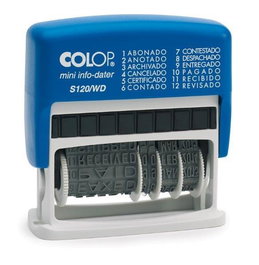 Colop Fechador Mini S120-WD Azul