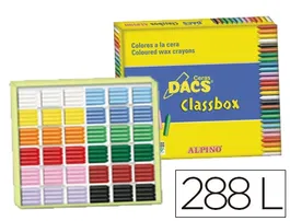 Dacs Classbox Lápices de Cera Caja 288 Unidades 12 Colores Surtidos