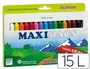 Dacs Maxidacs Ceras Tamaño Gigante Surtidos - Estuche de 15 Unidades