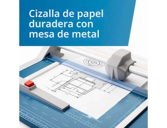 Dahle Cizalla de rodillo profesional 552 A3 Azul