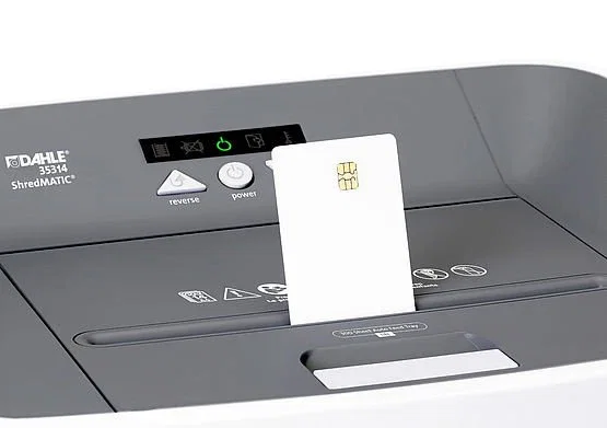 Dahle Shredmatic 300 Destructora Automática de Microcorte, Blanco