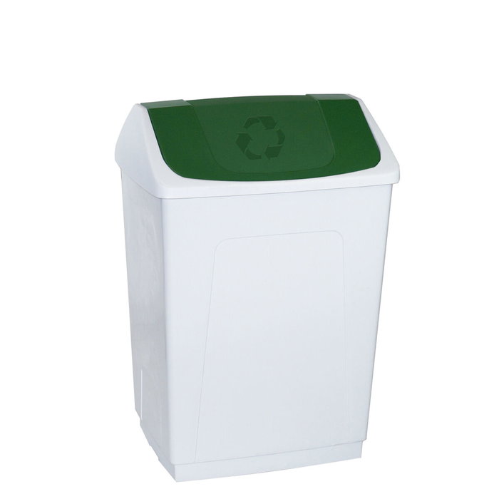 Denox Papelera Tapa Basculante 55L Verde