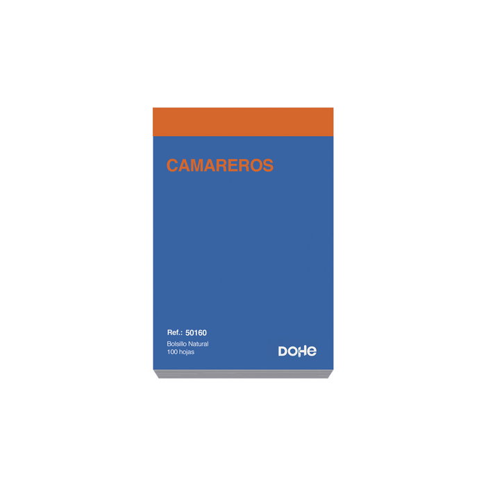 Dohe Talonario Camareros Bolsillo Natural Sencillo - 10 Unidades Dohe Talonario Camareros Bolsillo Natural Sencillo - 10 Unidades