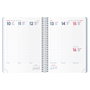 Dohe Agenda Anual Syncro Espiral 15x21cm Azul 2027