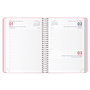 Agenda Anual (2026) Dohe Gloss Espiral Tapa Extra Con Goma 125X180 D/P Rosa