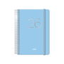 Agenda Anual (2026) Dohe Gloss Espiral Tapa Extra Con Goma 125X180 D/P Azul