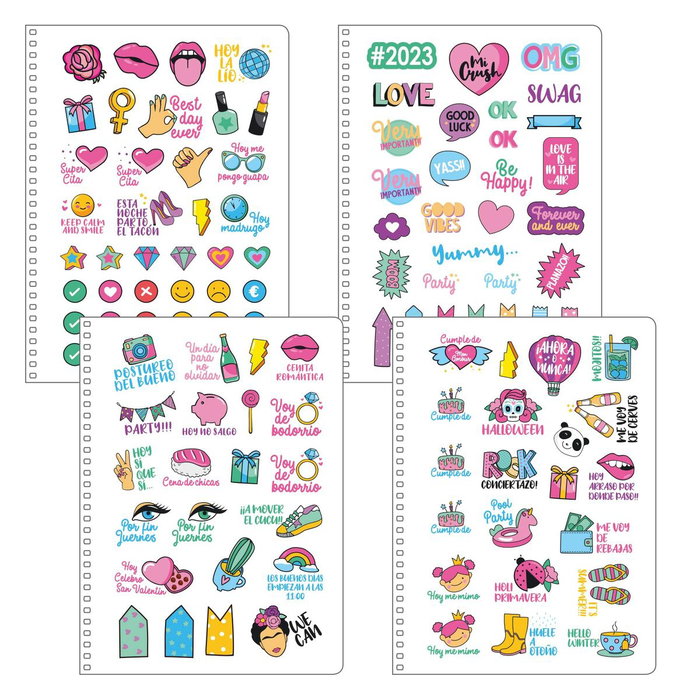 Dohe Agenda Anual Gloss Espiral Morado 12,5x18 cm 2026