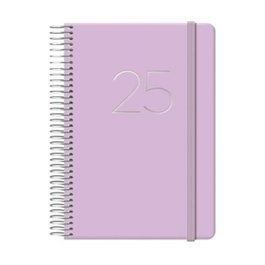 Dohe Agenda Anual Gloss Espiral Morado 12,5x18 cm 2026