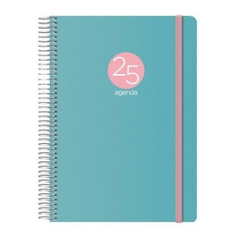 Dohe Agenda Anual Memphis Espiral Verde 15x21 cm