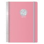 Dohe Agenda Anual Memphis Espiral Rosa 15x21cm 2026