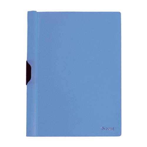 DOHE Dossier Clip PP A4 con pinza metálica azul (Set de 8)