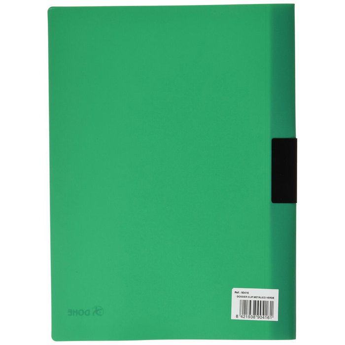 Dohe Dosier con Clip Metálico A4 Verde (Pack de 8) Dohe Dosier con Clip Metálico A4 Verde (Pack de 8)