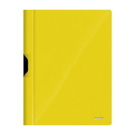 Dosier Clip Pp A4 Pinza Metal 30H Amarillo (Set de 8)