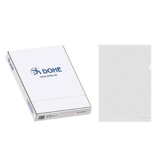 Dohe Dosier Uñero Basic Folio Translúcido de 100 unidades