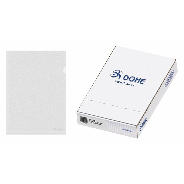 Dohe Dossier Uñero A4 Basic Transparente (100 unidades)