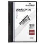 Durable Carpeta Dossier Duraclip 30 Negro A4 -25U-