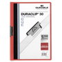 Durable Carpeta Dossier Pinza Duraclip Rojo A4