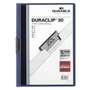 Durable Carpeta Dossier Pinza Duraclip 30 Azul Oscuro A4