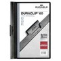 Durable Carpeta Dossier Duraclip 60 Negro A4 Set de 25
