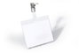 Durable Portanombres con Clip Giratorio 60x90mm Transparente (25 unidades)