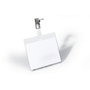 Durable Portanombres con Clip Giratorio 60x90mm Transparente (25 unidades)
