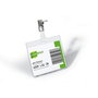 Durable Portanombres con Clip Giratorio 60x90mm Transparente (25 unidades)
