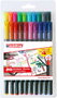 EDDING Estuche de 20 Rotuladores de Fibra 16 Colores Surtidos + 4 Pastel