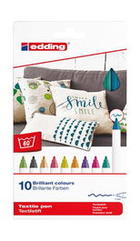 Marcador Textil Edding 4600 (Fino) Caja De 10