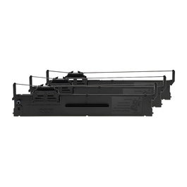 Epson C13S015339 Cartucho de cinta negro SIDM para impresoras PLQ-20 y PLQ-22 - Matriz de puntos - Pack de 3 unidades