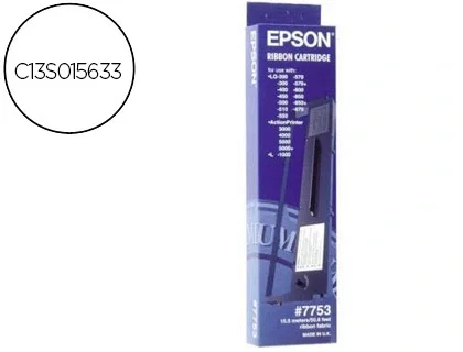 Epson Cinta de Nylon Negra C13S015633 para LQ-300 y LQ-350