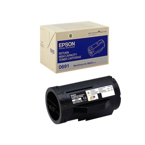Epson C13S050691 Toner Negro Retornable Alta Capacidad Epson C13S050691 Toner Negro Retornable Alta Capacidad