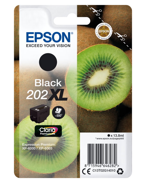 Epson 202XL Negro Claria Premium Ink C13T02G14010 Epson 202XL Negro Claria Premium Ink C13T02G14010