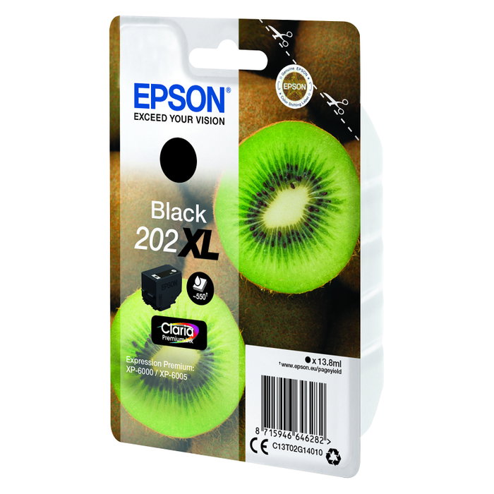 Epson 202XL Negro Claria Premium Ink C13T02G14010 Epson 202XL Negro Claria Premium Ink C13T02G14010