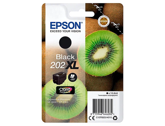 Epson 202XL Negro Claria Premium Ink C13T02G14010 Epson 202XL Negro Claria Premium Ink C13T02G14010