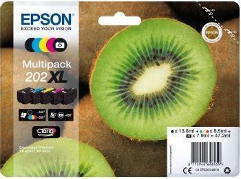 Epson Multipack 202XL Claria Premium Ink 5 colores C13T02G74010