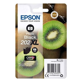 Epson 202XL Cartucho de Tinta Claria Premium Foto Negro para Impresoras Epson