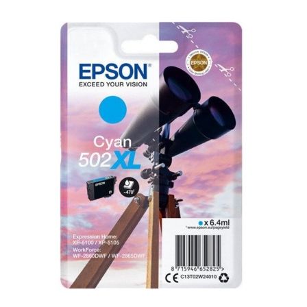 Epson 502XL Cian Cartucho de Tinta Original