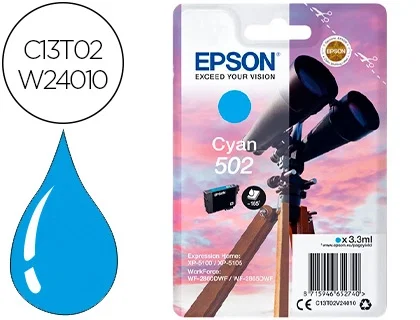 Epson 502XL Cian Cartucho de Tinta Original
