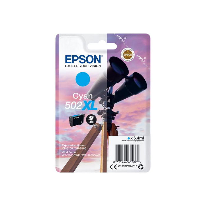 Epson 502XL Cian Cartucho de Tinta Original