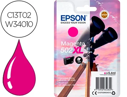 Epson 502XL Cartucho de tinta Magenta Epson 502XL Cartucho de tinta Magenta