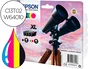 Epson 502XL Multipack de tinta (Negro, Cian, Magenta, Amarillo) C13T02W64010